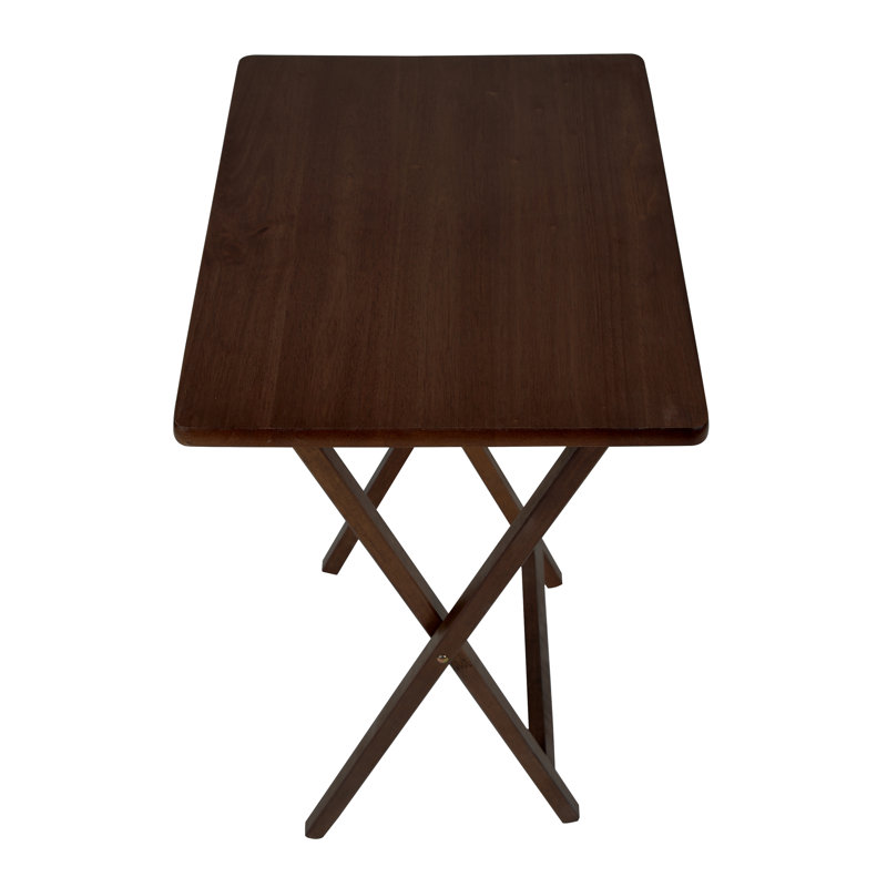 Latitude Run® Wooden Tray Table Wayfair